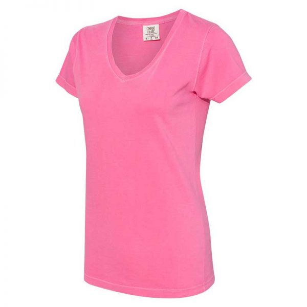 Comfort Colors - Garment-Dyed Women’s Midweight V-Neck T-Shirt - 3199
