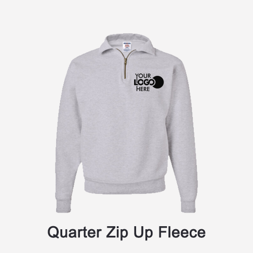 Quarter Zip Up Hoodies