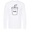 Unisex Gold Soft Touch Long Sleeve T-Shirt Thumbnail