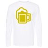 Unisex Gold Soft Touch Long Sleeve T-Shirt Thumbnail