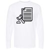 Unisex Gold Soft Touch Long Sleeve T-Shirt Thumbnail