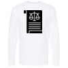 Unisex Gold Soft Touch Long Sleeve T-Shirt Thumbnail