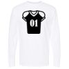 Unisex Gold Soft Touch Long Sleeve T-Shirt Thumbnail