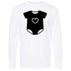 Unisex Gold Soft Touch Long Sleeve T-Shirt Thumbnail