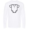 Unisex Gold Soft Touch Long Sleeve T-Shirt Thumbnail