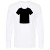 Unisex Gold Soft Touch Long Sleeve T-Shirt Thumbnail