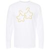 Unisex Gold Soft Touch Long Sleeve T-Shirt Thumbnail