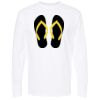 Unisex Gold Soft Touch Long Sleeve T-Shirt Thumbnail