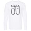 Unisex Gold Soft Touch Long Sleeve T-Shirt Thumbnail