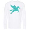 Unisex Gold Soft Touch Long Sleeve T-Shirt Thumbnail