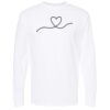 Unisex Gold Soft Touch Long Sleeve T-Shirt Thumbnail