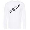 Unisex Gold Soft Touch Long Sleeve T-Shirt Thumbnail