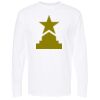 Unisex Gold Soft Touch Long Sleeve T-Shirt Thumbnail